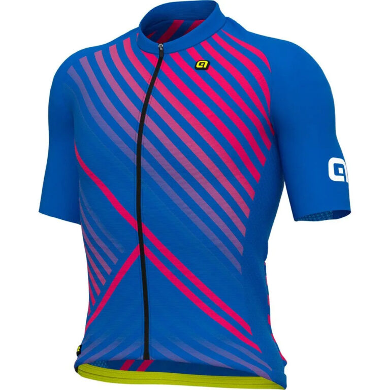 Al&amp;eacute; Fast Short Sleeve Jersey L Bordeaux / Fluor Orange