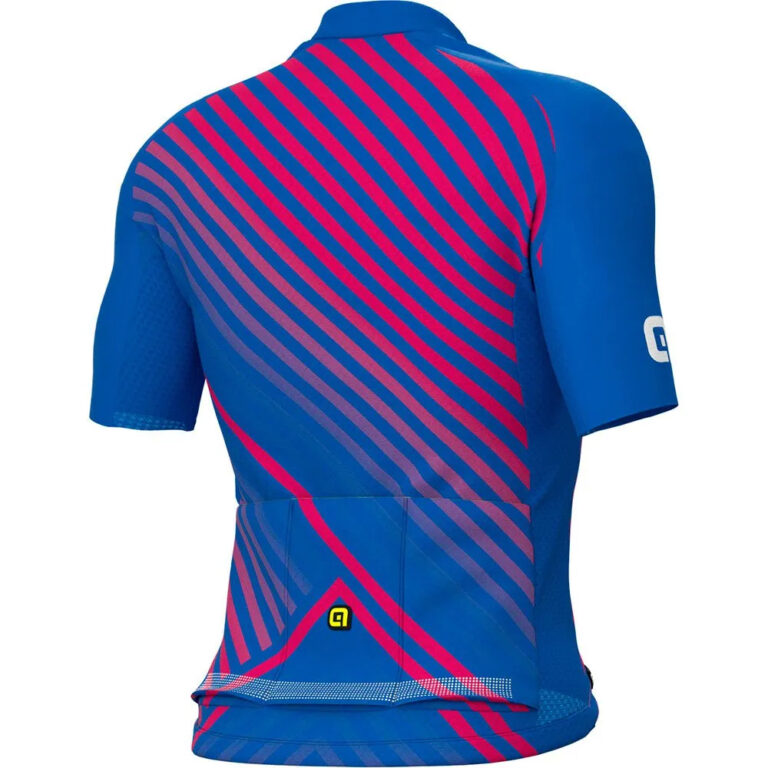 Al&amp;eacute; Fast Short Sleeve Jersey L Bordeaux / Fluor Orange - Image 2