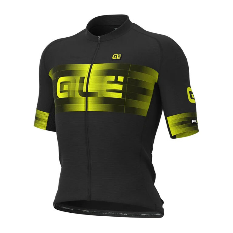 Al&amp;eacute; Graphics PRR Scalata Short Sleeve Jersey M Black / Fluor Yellow