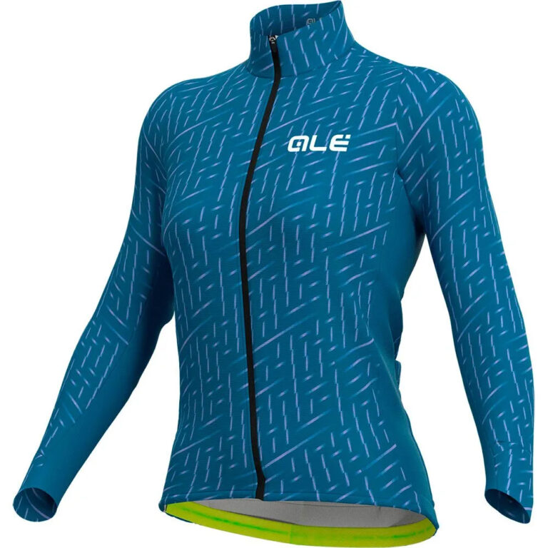 Al&amp;eacute; Green Bolt Long Sleeve Jersey XS Petrol / Purple - L Petrol / Purple