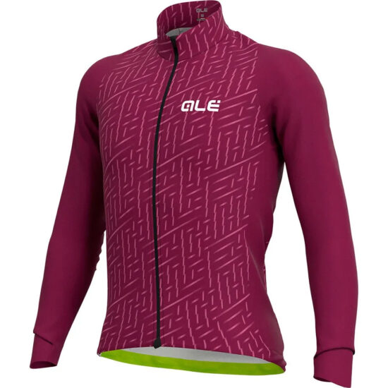 Al&amp;eacute; Green Bolt Long Sleeve Jersey S Plum / Pink - L Plum / Pink