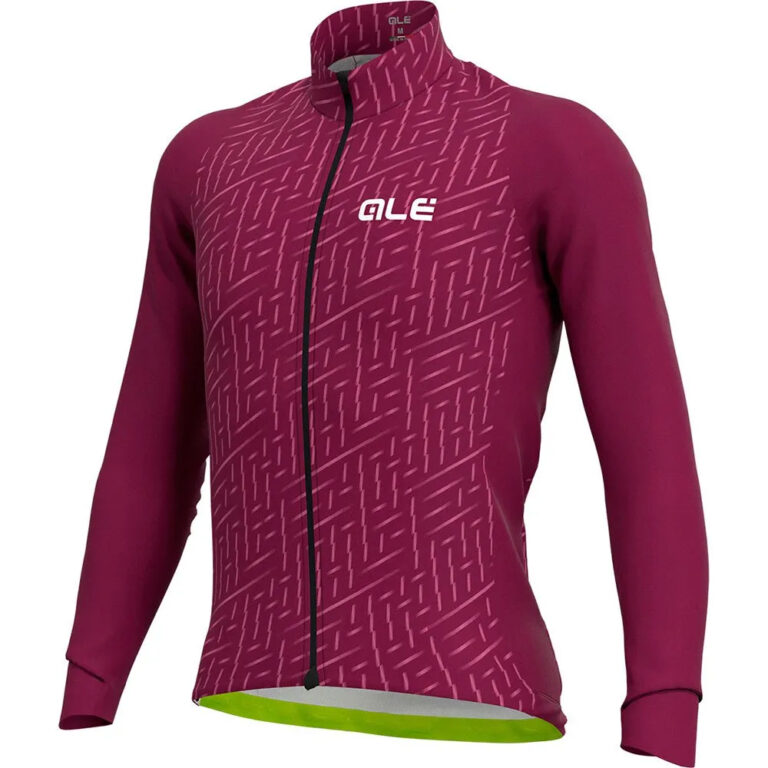 Al&amp;eacute; Green Bolt Long Sleeve Jersey S Plum / Pink - L Plum / Pink