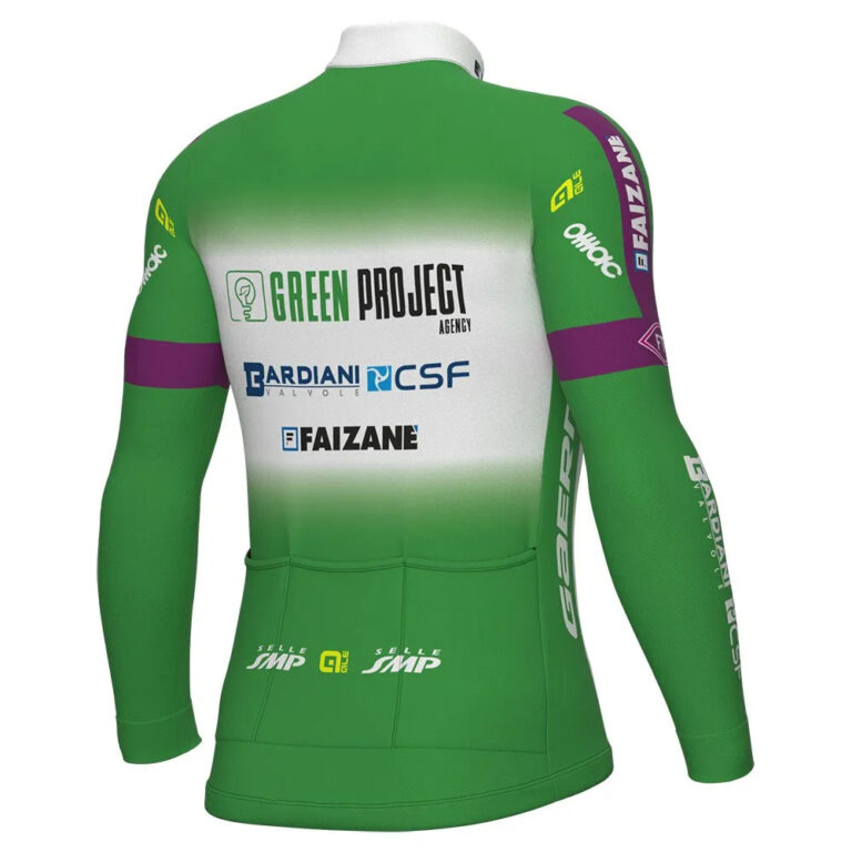 Al&amp;eacute; Green Project-Bardiani CSF-Faizane Replica 2023 Long Sleeve Jersey M Green - Image 2