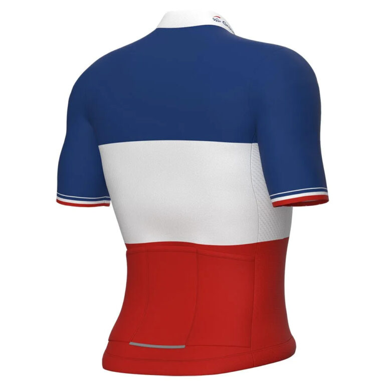 Al&amp;eacute; Groupama FDJ Champion France Replica 2023 Short Sleeve Jersey M Blue / White - Image 2