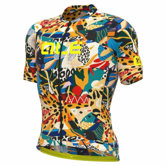 Al&amp;eacute; Kenya Short Sleeve Jersey S Yellow