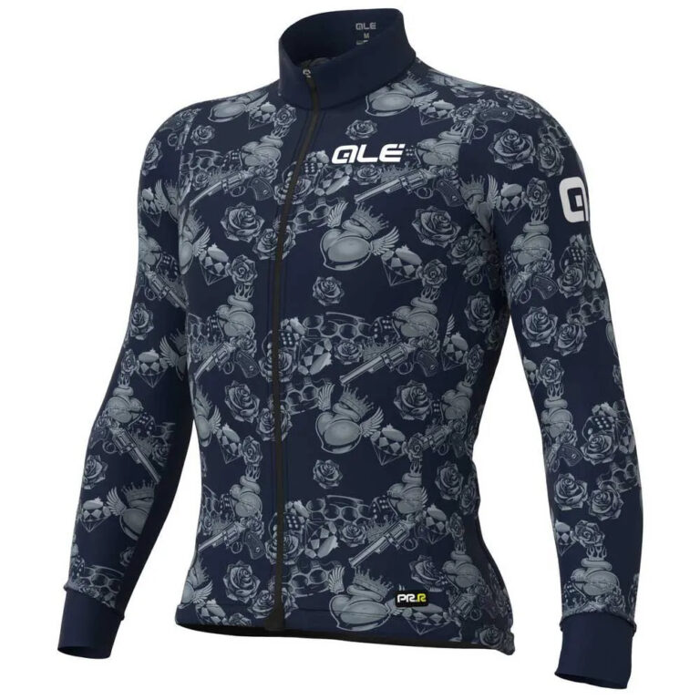 Al&amp;eacute; Las Vegas Long Sleeve Jersey M Navy Blue / Grey