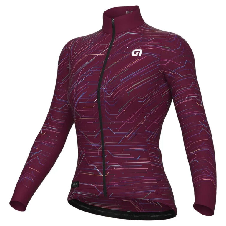 Al&amp;eacute; PR-E Byte Long Sleeve Jersey XS Bordeaux - Image 3