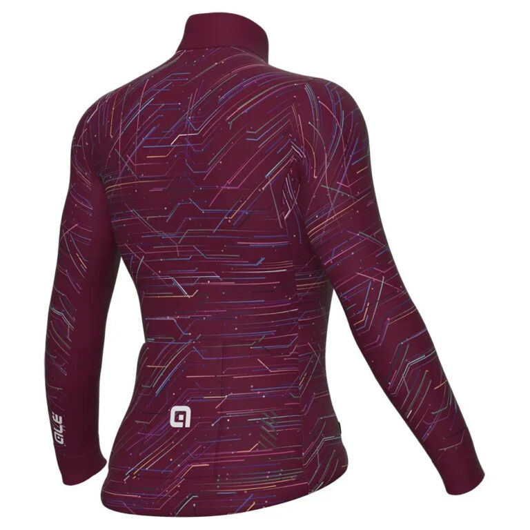 Al&amp;eacute; PR-E Byte Long Sleeve Jersey XS Bordeaux - Image 4