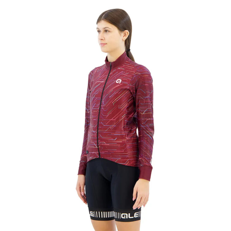 Al&amp;eacute; PR-E Byte Long Sleeve Jersey XS Bordeaux - Image 5