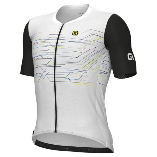 Al&amp;eacute; Pr-E Megabyte Short Sleeve Jersey M White - XL White