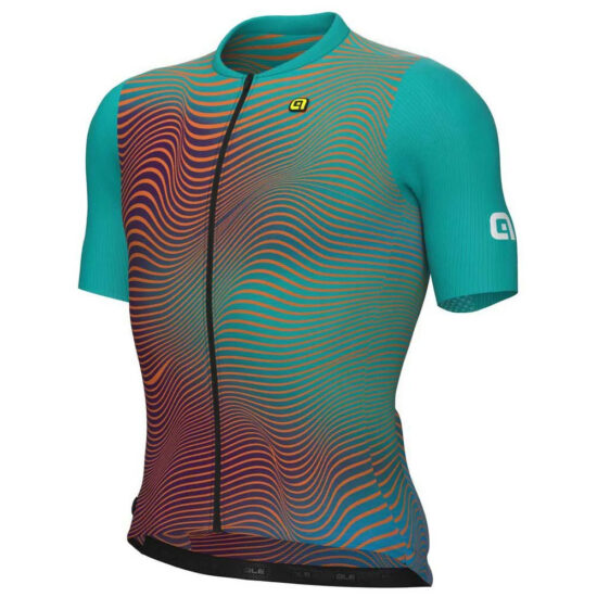 Al&amp;eacute; PR-E Onda Short Sleeve Jersey L Turquoise Green