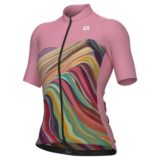 Al&amp;eacute; Pr-E Rainbow Short Sleeve Jersey M Pink - XL Pink