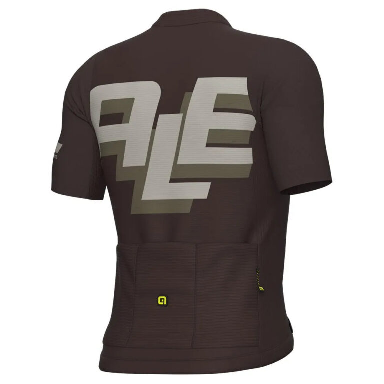 Al&amp;eacute; Pr-E Sauvage Short Sleeve Jersey L Brown - XL Brown - Image 2