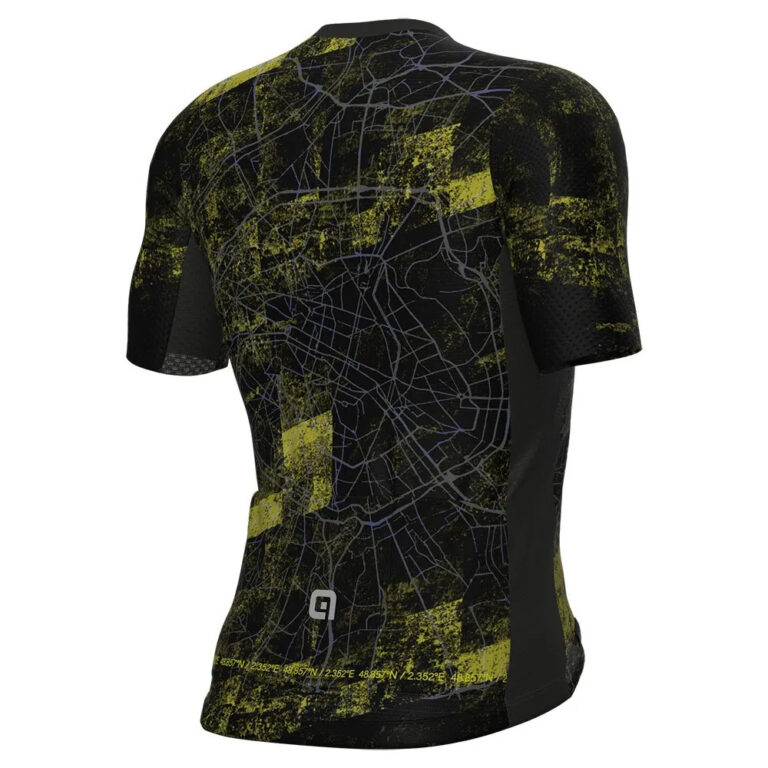 Al&amp;eacute; Pr-E Town Short Sleeve Jersey L Black / Fluo Yellow - XL Black / Fluo Yellow - Image 2