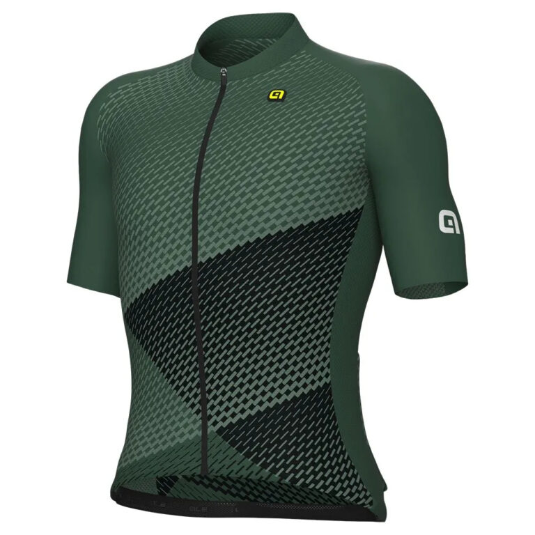 Al&amp;eacute; PR-E Web Short Sleeve Jersey S Dark Green - XL Dark Green