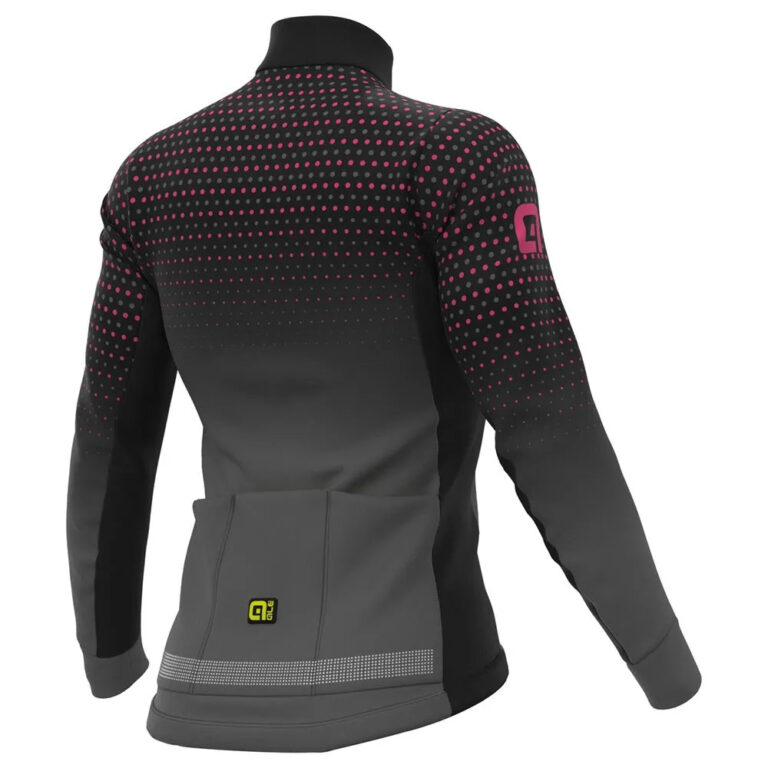 Al&amp;eacute; PR-S Bullet Micro Long Sleeve Jersey XS Black / Fluo Pink - L Black / Fluo Pink - Image 2