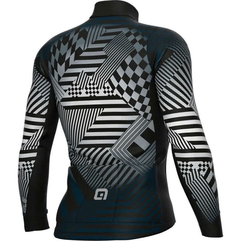 Al&amp;eacute; PR-S Checker Long Sleeve Jersey L Grey - Image 2