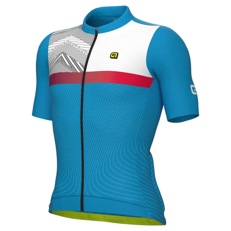 Al&amp;eacute; PR-S Zig Zag Short Sleeve Jersey L Light Blue