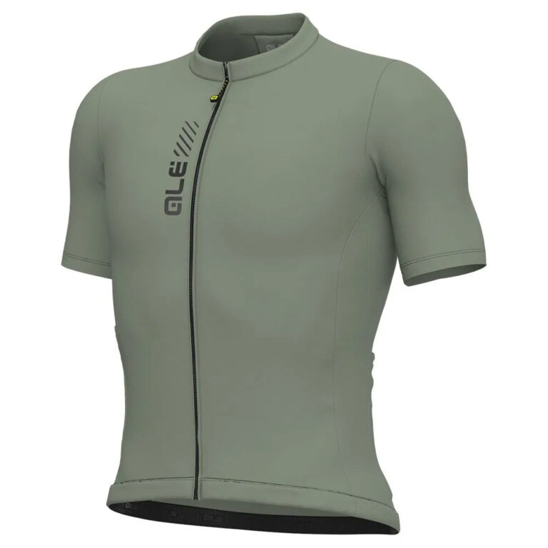 Al&amp;eacute; Pragma Color Block Off Road Short Sleeve Jersey L Military Green