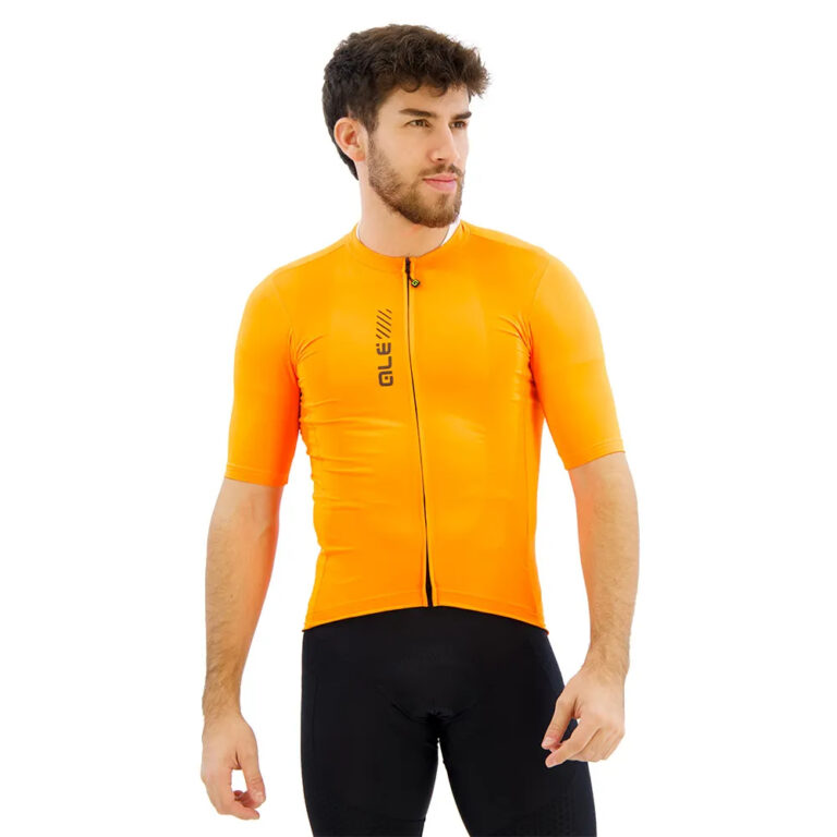 Al&amp;eacute; Pragma Color Block Short Sleeve Jersey S Fluo Orange