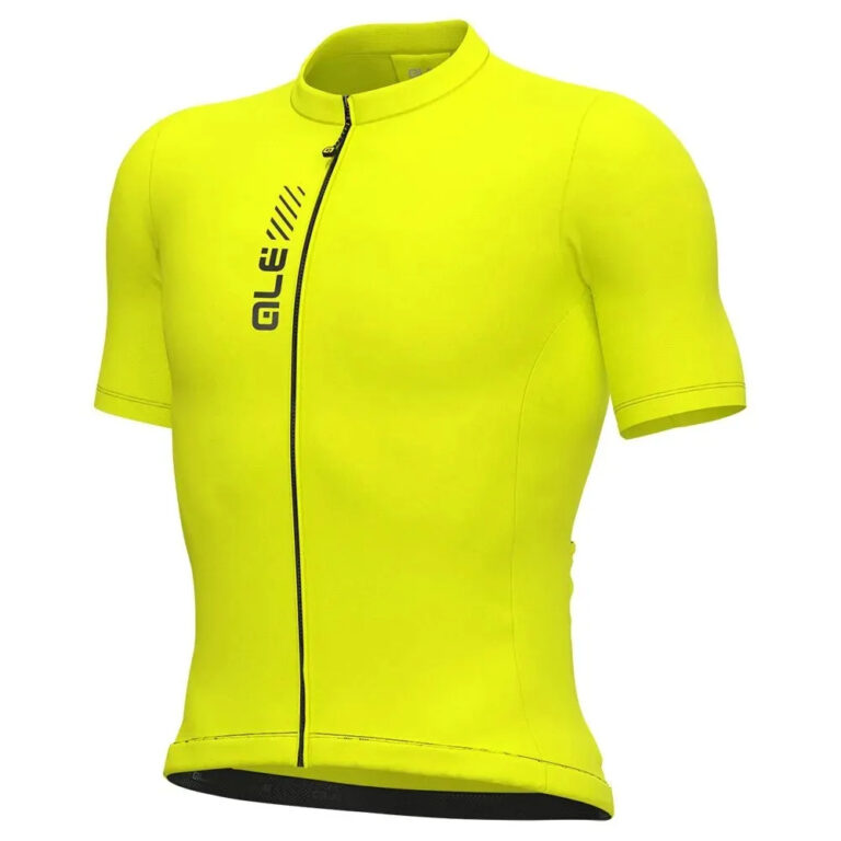 Al&amp;eacute; Pragma Color Block Short Sleeve Jersey S Fluo Yellow - L Fluo Yellow - Image 3