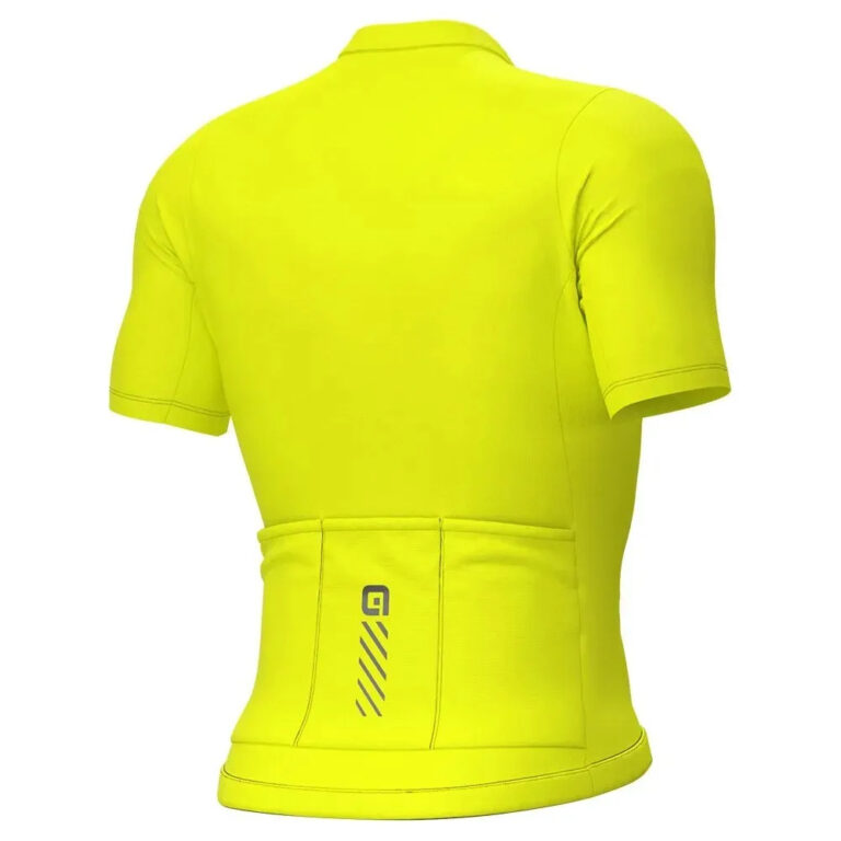 Al&amp;eacute; Pragma Color Block Short Sleeve Jersey S Fluo Yellow - L Fluo Yellow - Image 4