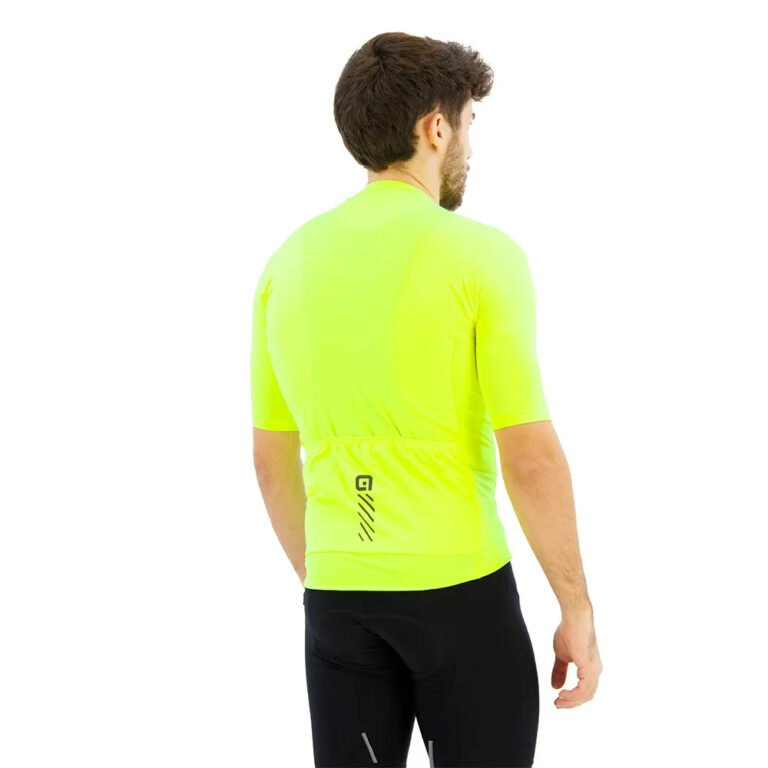 Al&amp;eacute; Pragma Color Block Short Sleeve Jersey S Fluo Yellow - L Fluo Yellow - Image 6