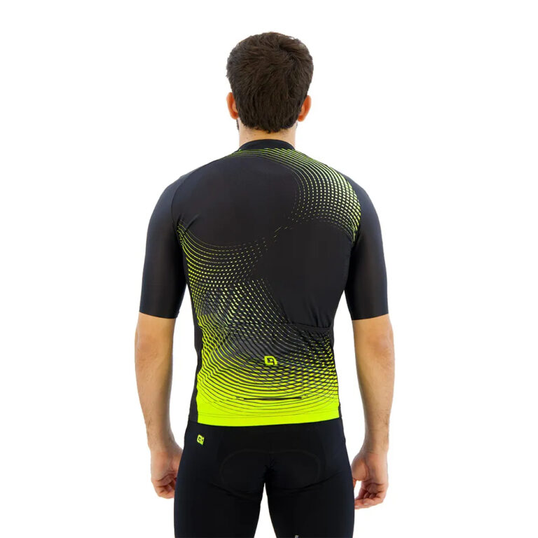 Al&amp;eacute; Pragma Optical Short Sleeve Jersey S Fluo Yellow - Image 2