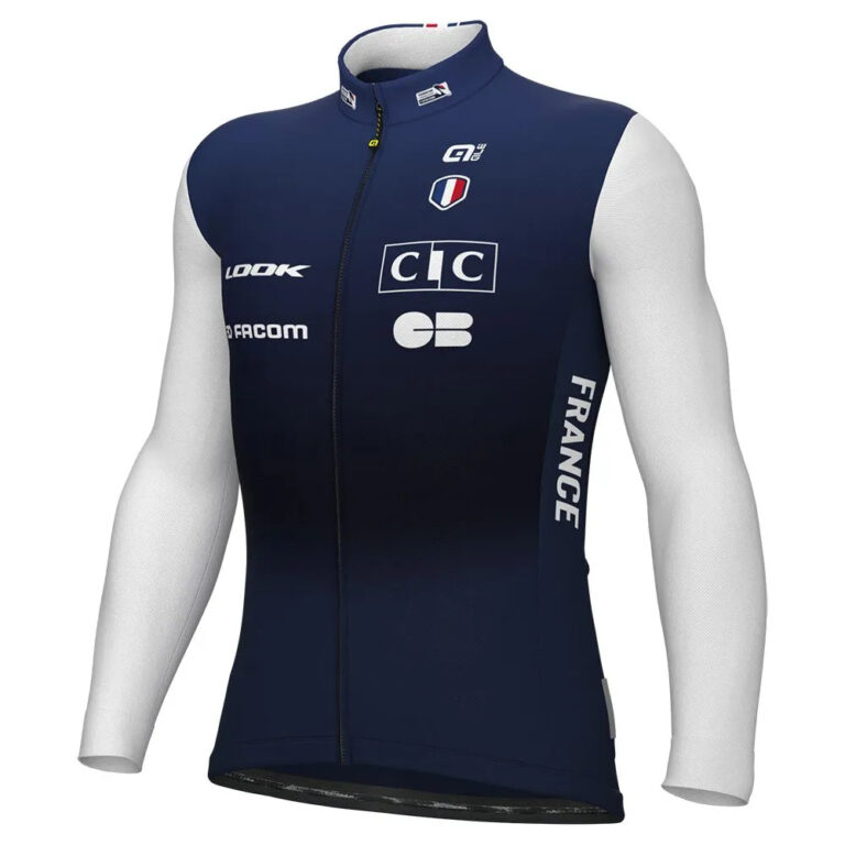 Al&amp;eacute; Prime French Federation 2024 Long Sleeve Jersey XL Blue / White