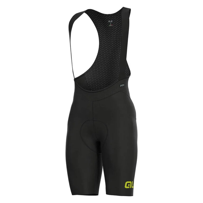 Al&amp;eacute; Pro Race Bib Shorts XL Black / Yellow Fluo