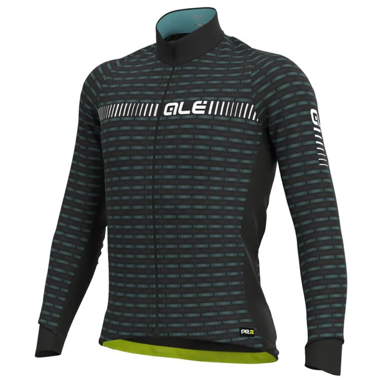 Al&amp;eacute; PRR Green Road Long Sleeve Jersey M Black / White