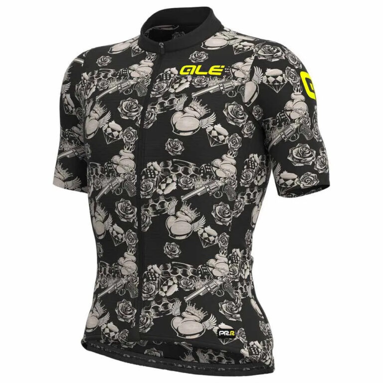 Al&amp;eacute; PRR Las Vegas Short Sleeve Jersey M Black / Brown