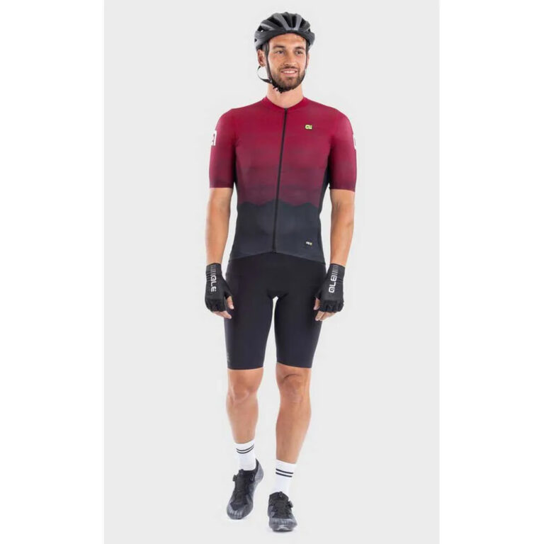 Al&amp;eacute; PRR Magnitude Short Sleeve Jersey M Bordeaux - L Bordeaux - Image 3