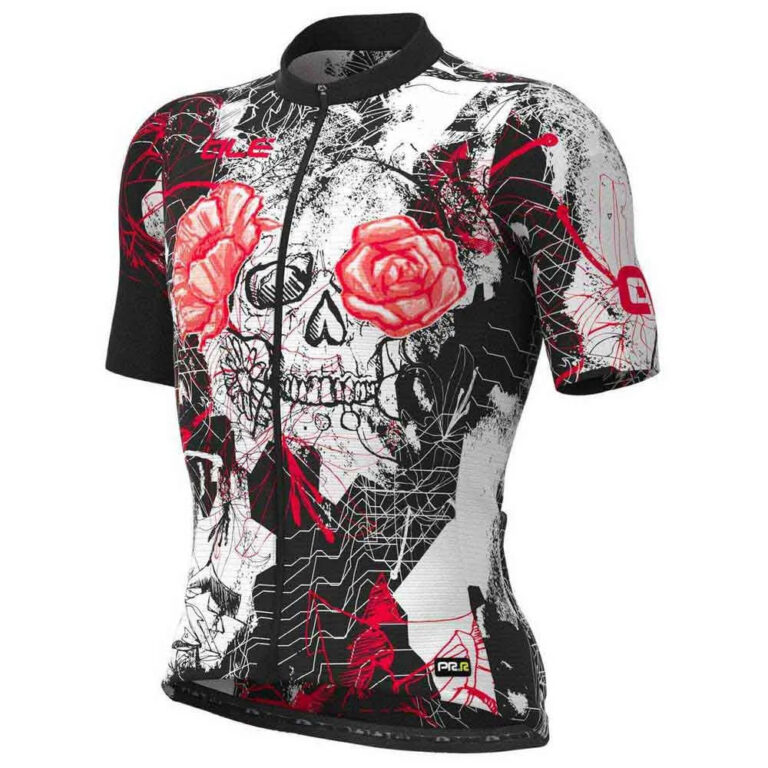 Al&amp;eacute; PRR Skull Short Sleeve Jersey S White / Black - L White / Black