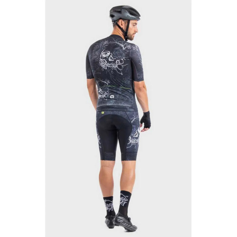 Al&amp;eacute; PRR Skull Short Sleeve Jersey S Black / White - L Black / White - Image 4