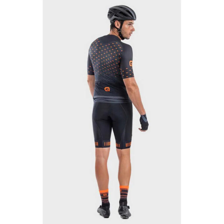 Al&amp;eacute; PRR Stars Short Sleeve Jersey S Grey / Orange - L Grey / Orange - Image 4