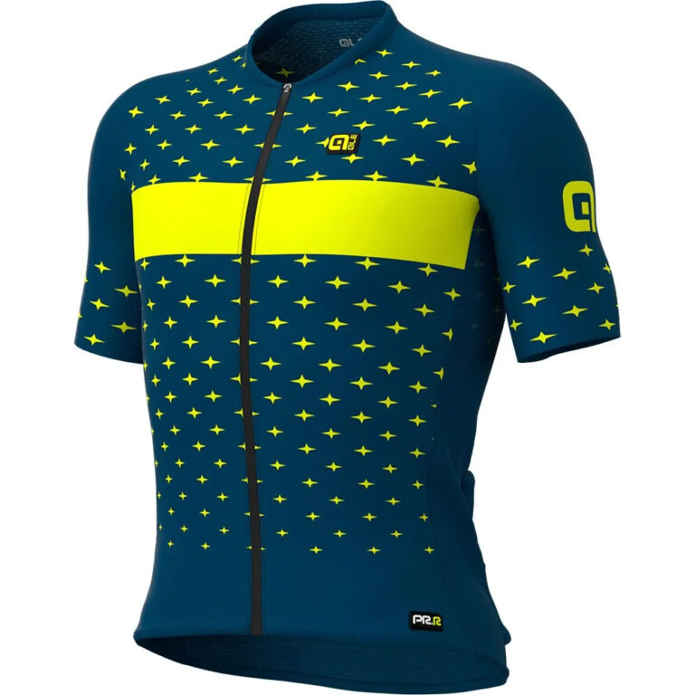 Al&amp;eacute; PRR Stars Short Sleeve Jersey S Petrol / Fluor Yellow - L Petrol / Fluor Yellow