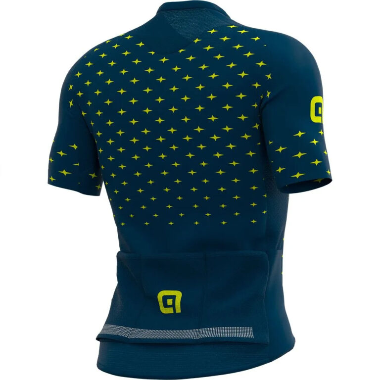 Al&amp;eacute; PRR Stars Short Sleeve Jersey S Petrol / Fluor Yellow - L Petrol / Fluor Yellow - Image 2