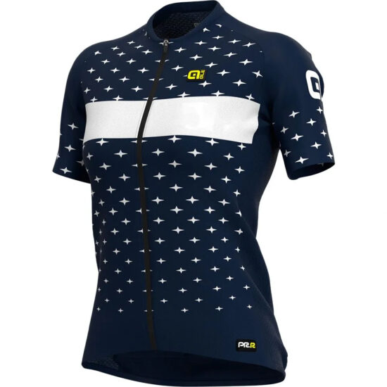 Al&amp;eacute; PRR Stars Short Sleeve Jersey S Blue / White - L Blue / White