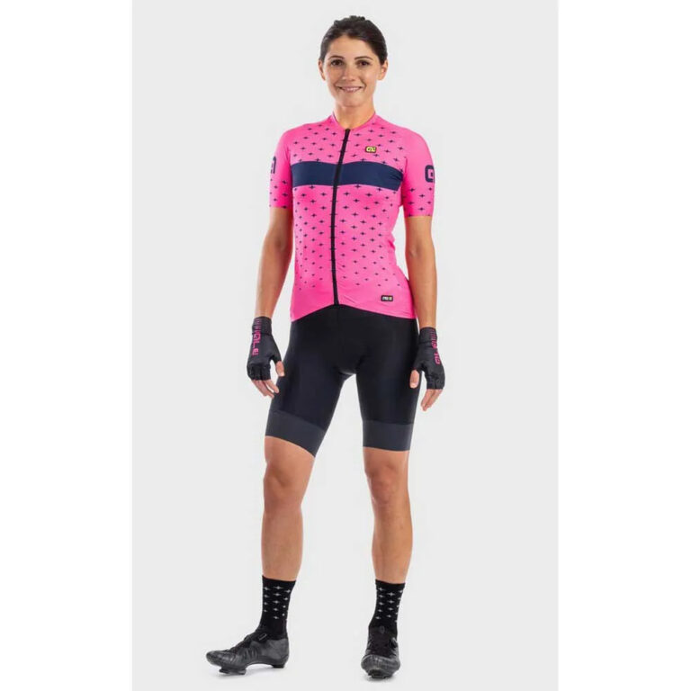 Al&amp;eacute; PRR Stars Short Sleeve Jersey S Pink / Blue - XL Pink / Blue - Image 3