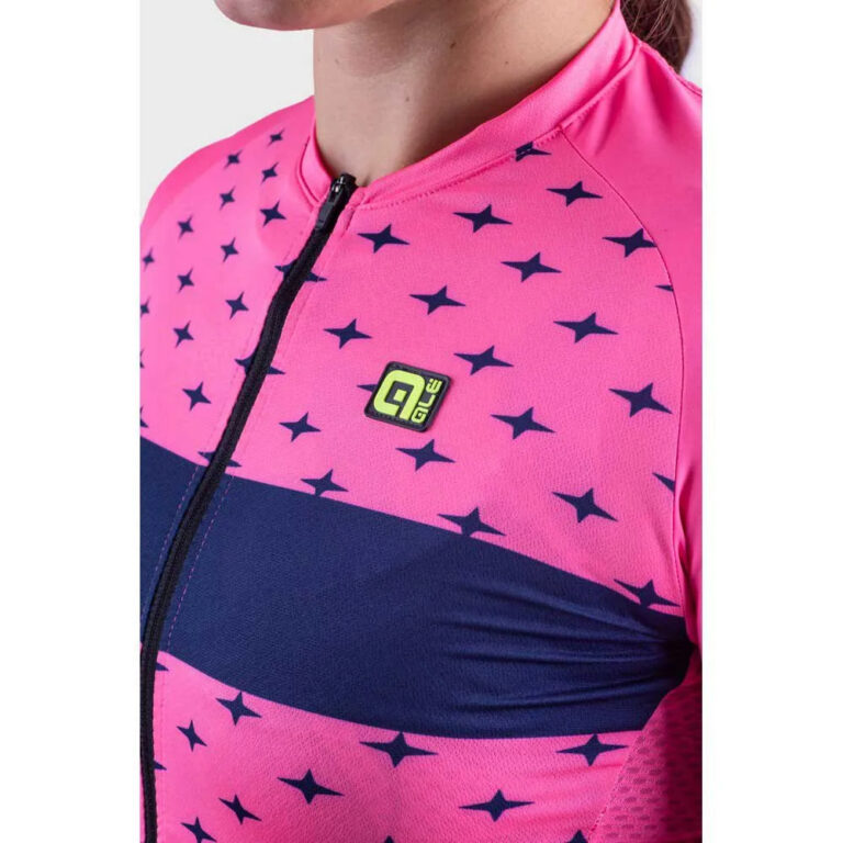 Al&amp;eacute; PRR Stars Short Sleeve Jersey S Pink / Blue - XL Pink / Blue - Image 5