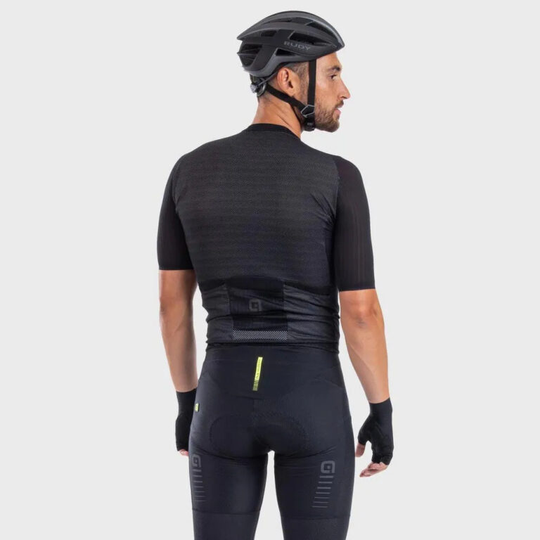 Al&amp;eacute; R-EV1 Silver Cooling Short Sleeve Jersey M Black - L Black - Image 4