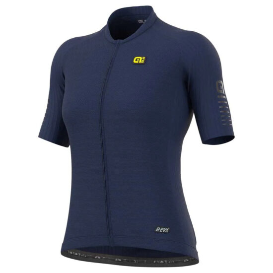 Al&amp;eacute; R-EV1 Silver Cooling Short Sleeve Jersey M Blue