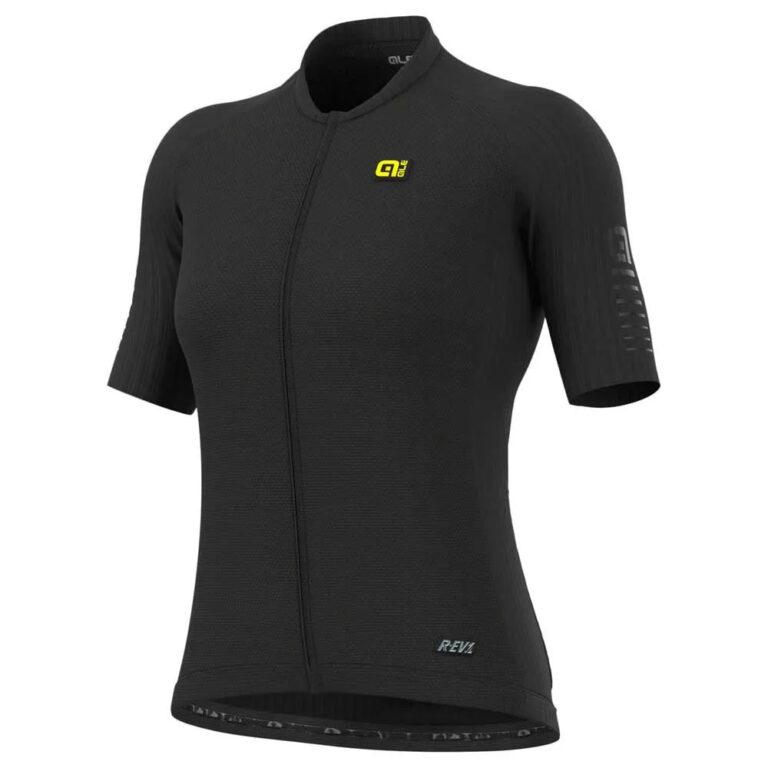 Al&amp;eacute; R-EV1 Silver Cooling Short Sleeve Jersey S Black