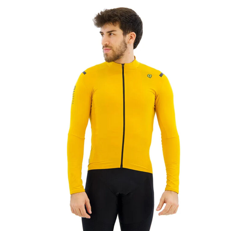 Al&amp;eacute; R-EV1 Warm Race Long Sleeve Jersey S Yellow - L Yellow