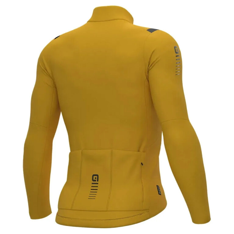 Al&amp;eacute; R-EV1 Warm Race Long Sleeve Jersey S Yellow - L Yellow - Image 4