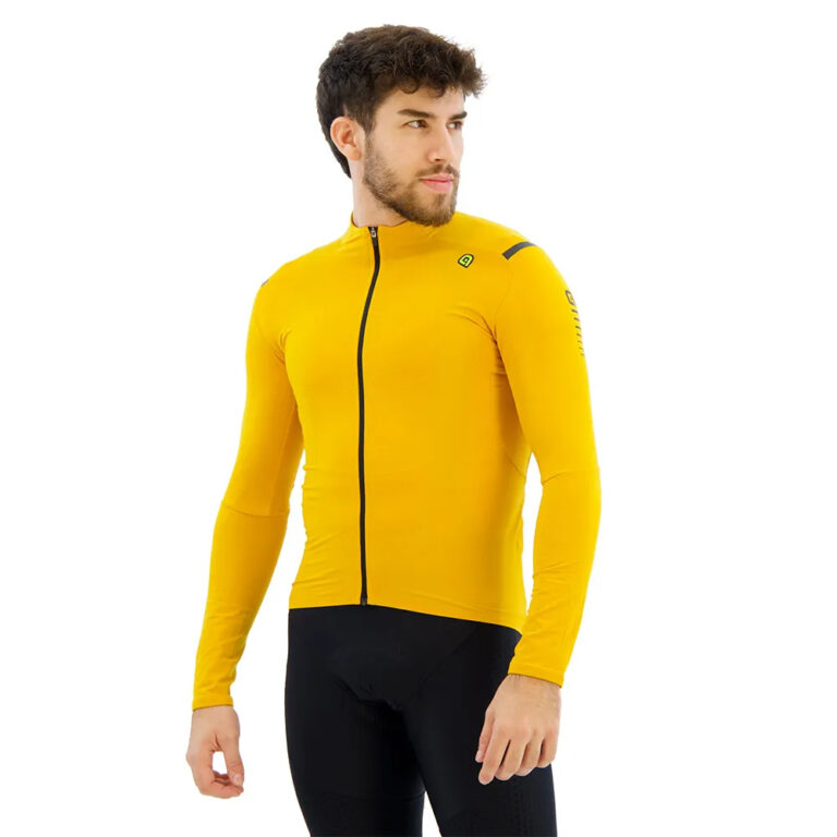 Al&amp;eacute; R-EV1 Warm Race Long Sleeve Jersey S Yellow - L Yellow - Image 5