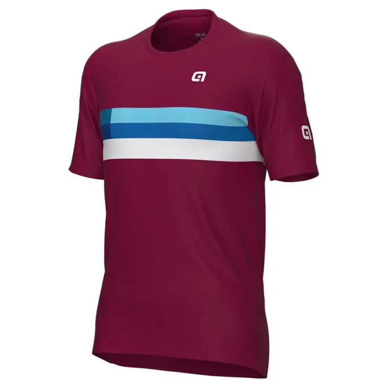 Al&amp;eacute; Regulator Short Sleeve Enduro Jersey M Bordeaux