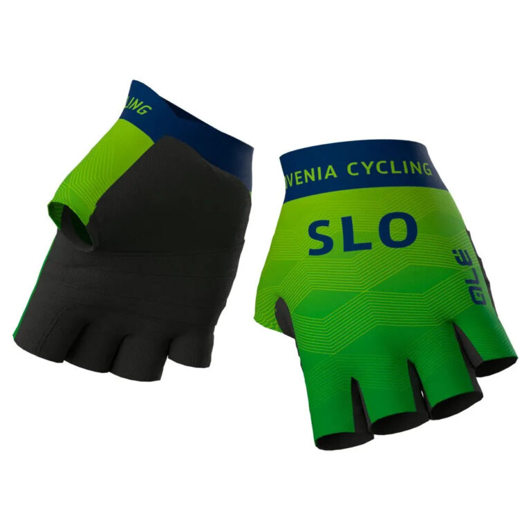 Al&amp;eacute; Slovenian Federation Short Gloves M Green