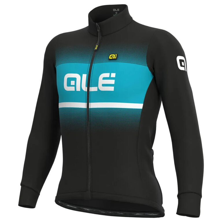 Al&amp;eacute; Solid Blend Long Sleeve Jersey XS Black / Turquoise